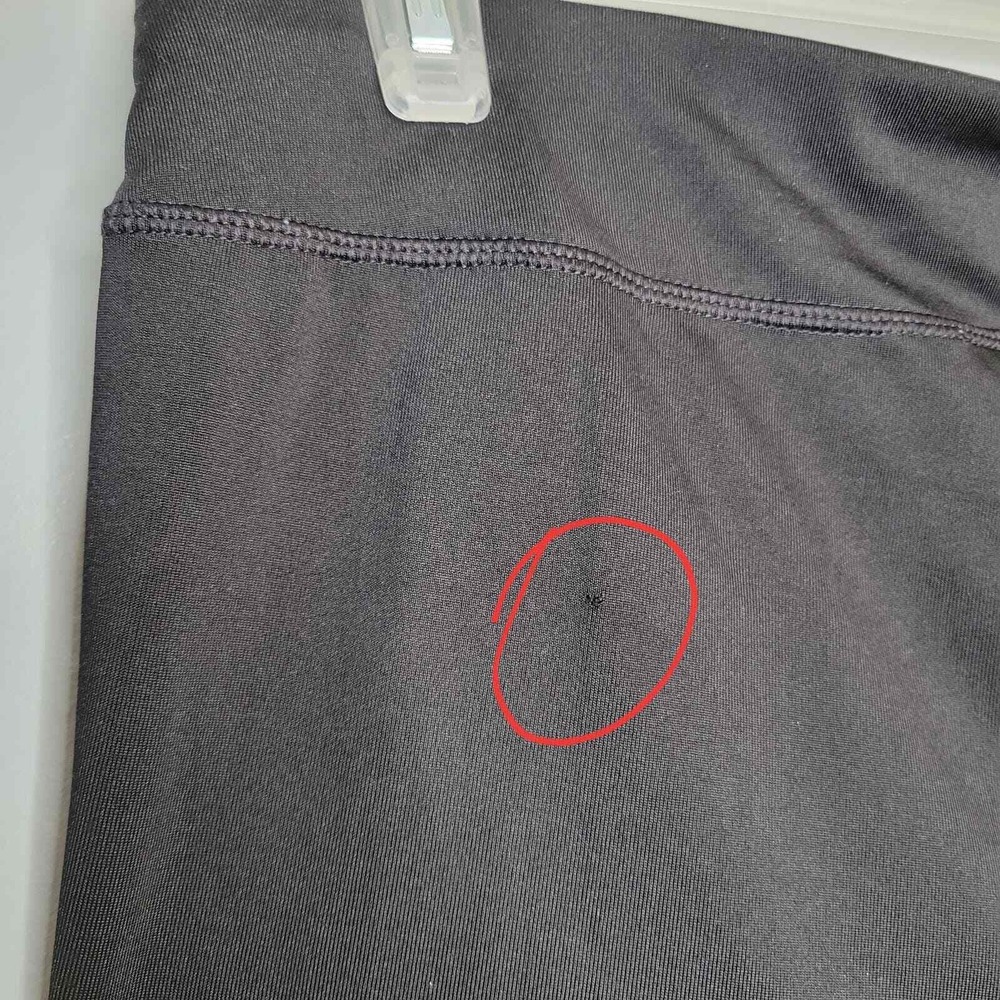 Danskin Now Leggings Size L Gray Black Leopard‎ Print Full Length Yoga Pants Gym - Picture 5 of 9